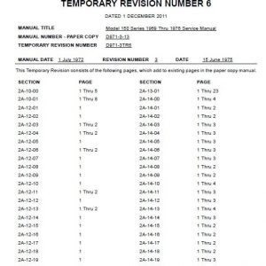 Cessna Model 150 Series 1969 thru 1976 Service Manual