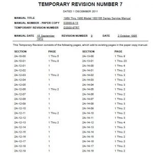 Cessna 1969 Thru 1980 Model 180/185 Series Service Manual
