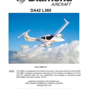 Diamond DA42-L360 Aircraft Maintenance Manual