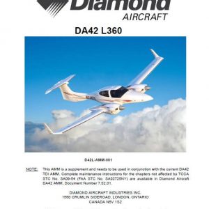 Diamond DA42-L360 Aircraft Maintenance Manual -Incremental Revision
