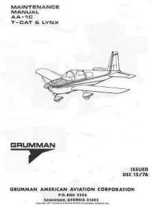 Grumman Maintenance Manual AA-1C T-CAT & LYNX