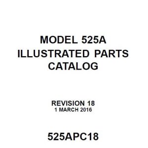 Cessna Model 525A Illustrated Parts Catalog, P-525APC18
