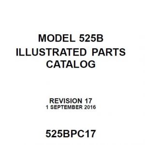 Cessna Model 525B Illustrated Parts Catalog, P-525BPC17