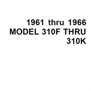 Cessna Model 310F thru 310k Illustrated Parts Catalog 1961 thru 1966, P329-4-12