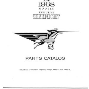 Cessna Model 320 Executive Skynight Parts Catalog (1966 Thru 1968), P390-1-12