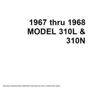 Cessna Model 310L & 310N Illustrated Parts Catalog 1967 Thru 1968, P447-3-12