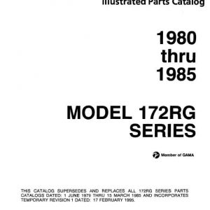 Cessna Model 172RG Series Illustrated Parts Catalog 1980 Thru 1985, P693-12