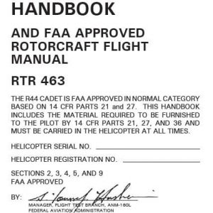Robinson R44 Cadet Pilot’s Operating Handbook