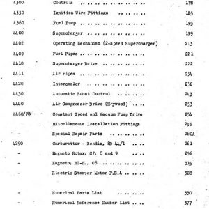 Rolls Royce Parts Catalog Motor Merlin