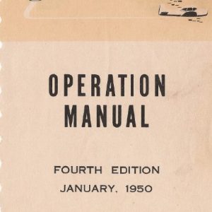 Ryan 205 Operation Manual