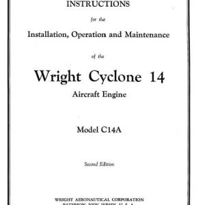 Wright Cyclone 14 Instruction for the Installation, Operation and Maintenance