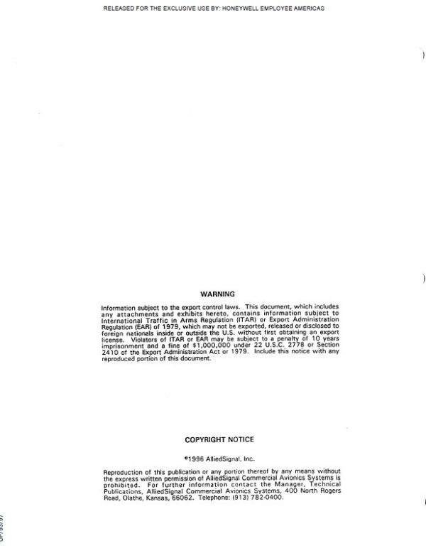 Bendix King KMA 24 Audio Panel/Marker Beacon Receiver Installation Manual - Image 2
