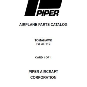 piper tomahawk parts catalog