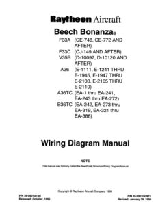 Beechcraft Bonanza Wiring Diagram Manual