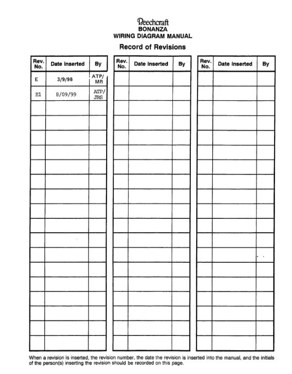 Beechcraft Bonanza Wiring Diagram Manual.2