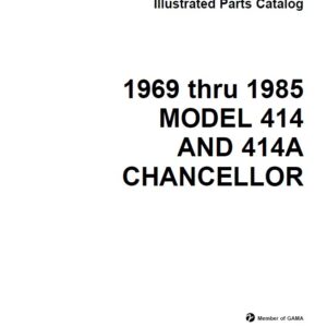 Cessna Model 414 and 414A Chancellor Illustrated Parts catalog 1969 Thru 1985, P656-4-12